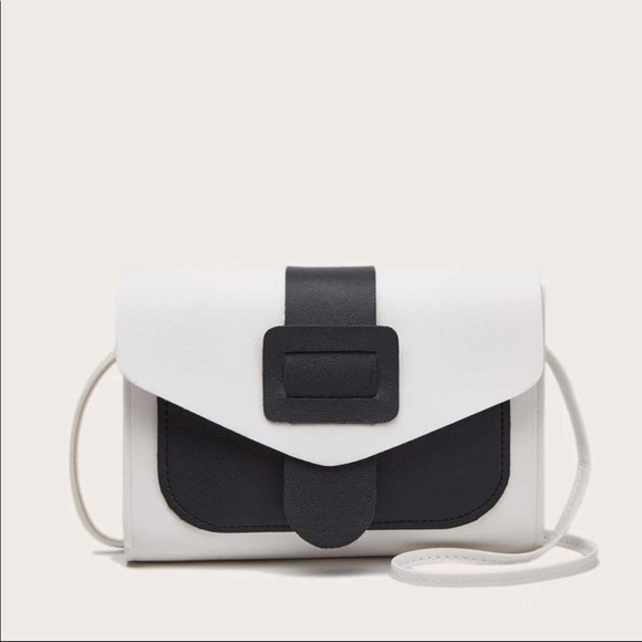 Handbags - Two Tone Crossbody Bag